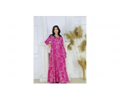 Платье валан с пуговицами