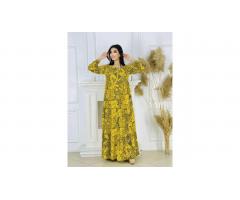 Платье валан с пуговицами